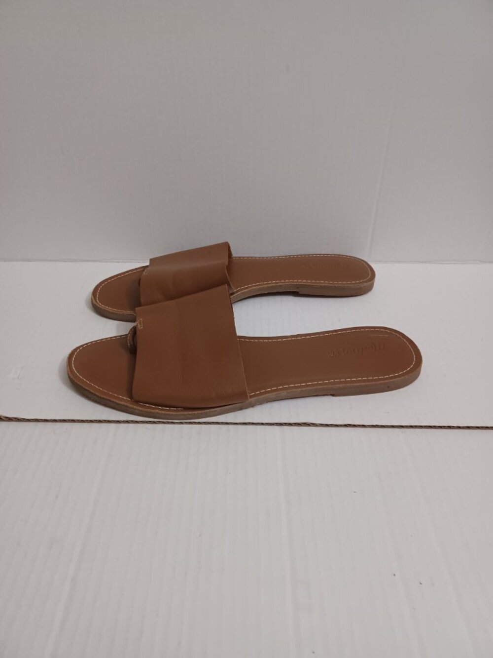 MADEWELL THE BOARDWALK POST SLIDE SANDALS BROWN SIZE 11 - Picture 5 of 16